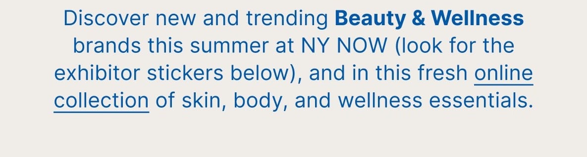 Beauty + Wellness Summer brand attendee email text 