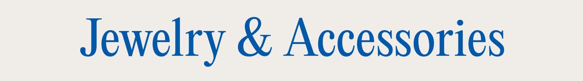 Blue text that says Jewelry & Accessories header