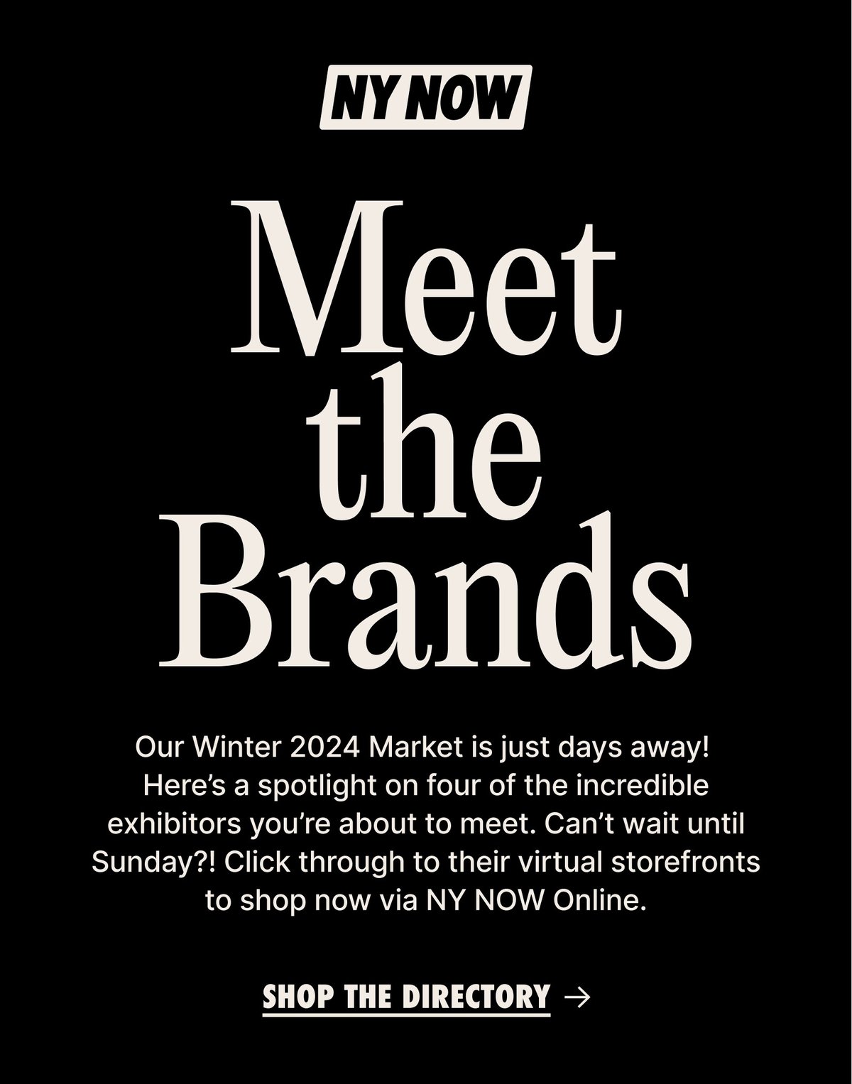 Meet the Brands at NY NOW's Winter Market