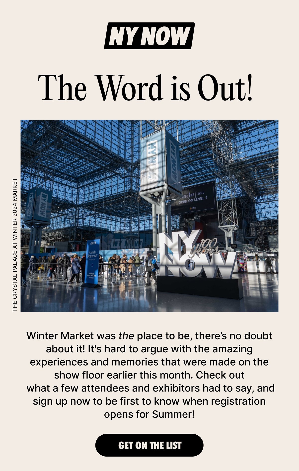 The Word is Out!