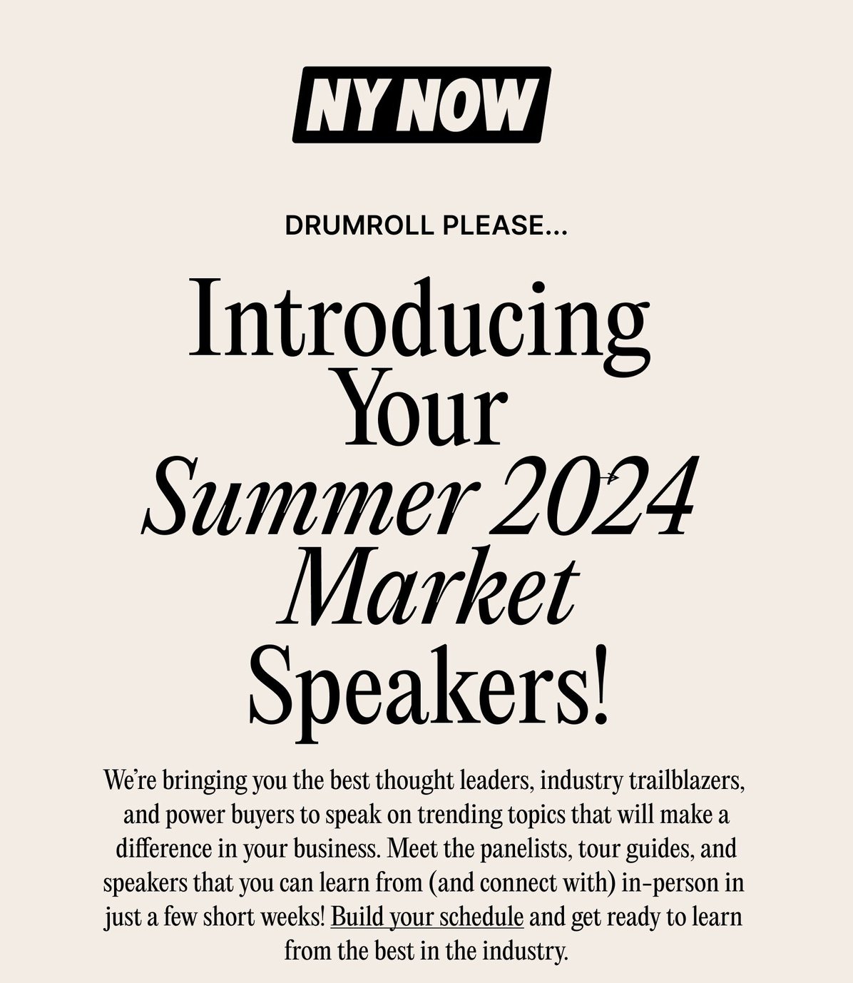Introducing Your Summer 2024 Market Speakers!
