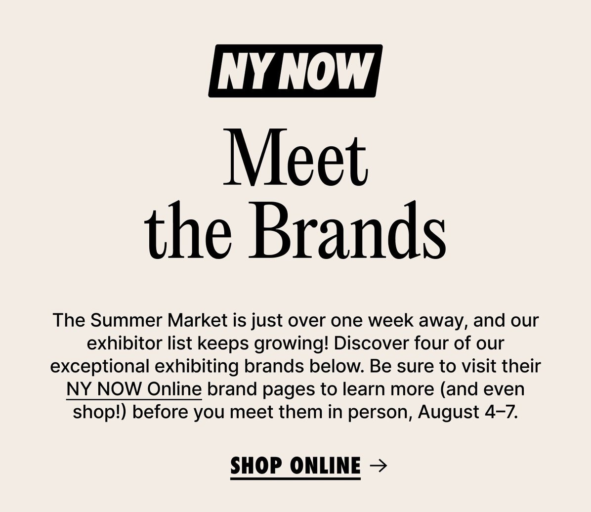 Meet the Brands of Summer Market