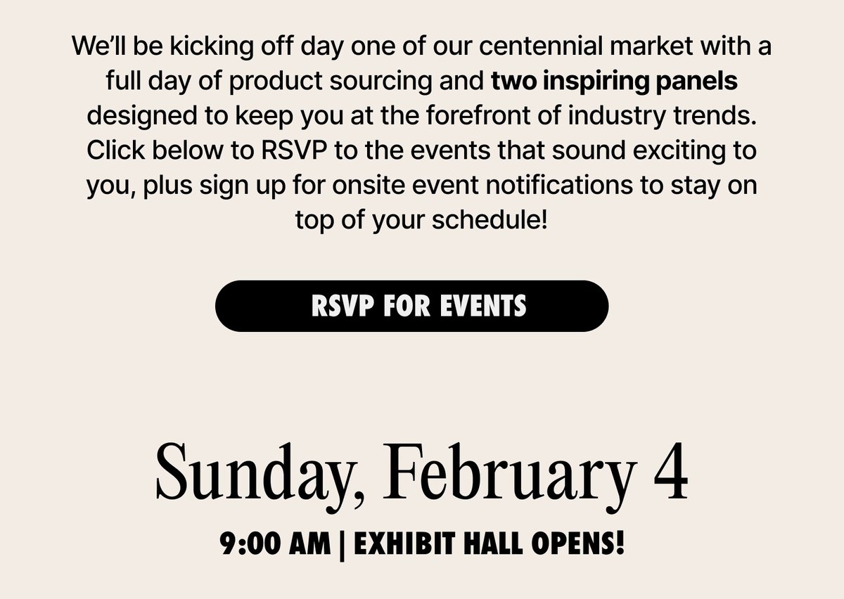 RSVP for two inspiring panels on Sunday, February 4
