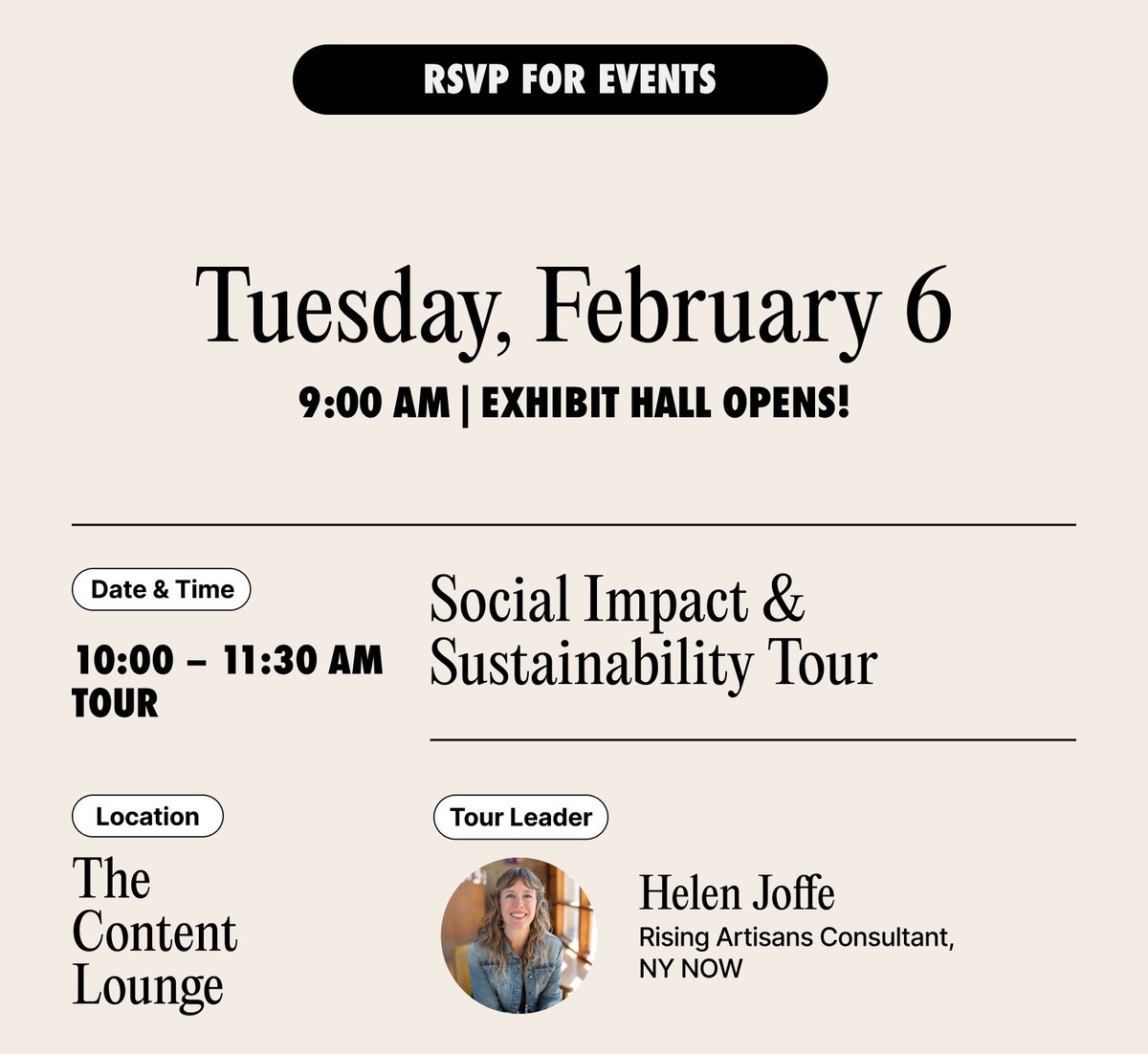 Social Impact & Sustainability Tour