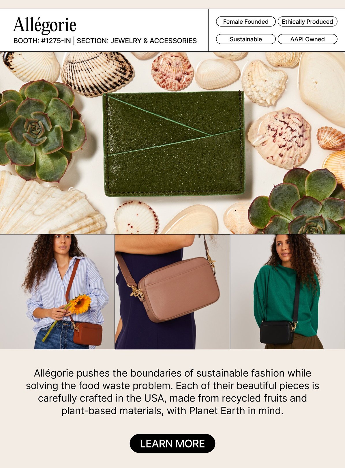 Allegorie, a NY NOW exhibitor