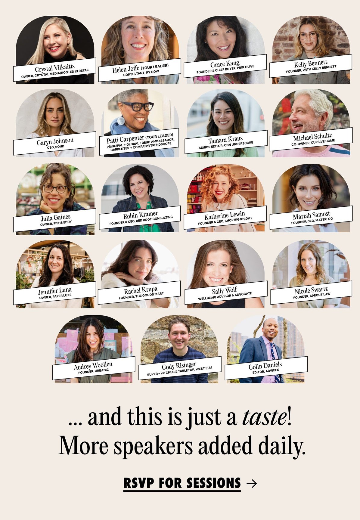 The Lineup: Build your schedule!