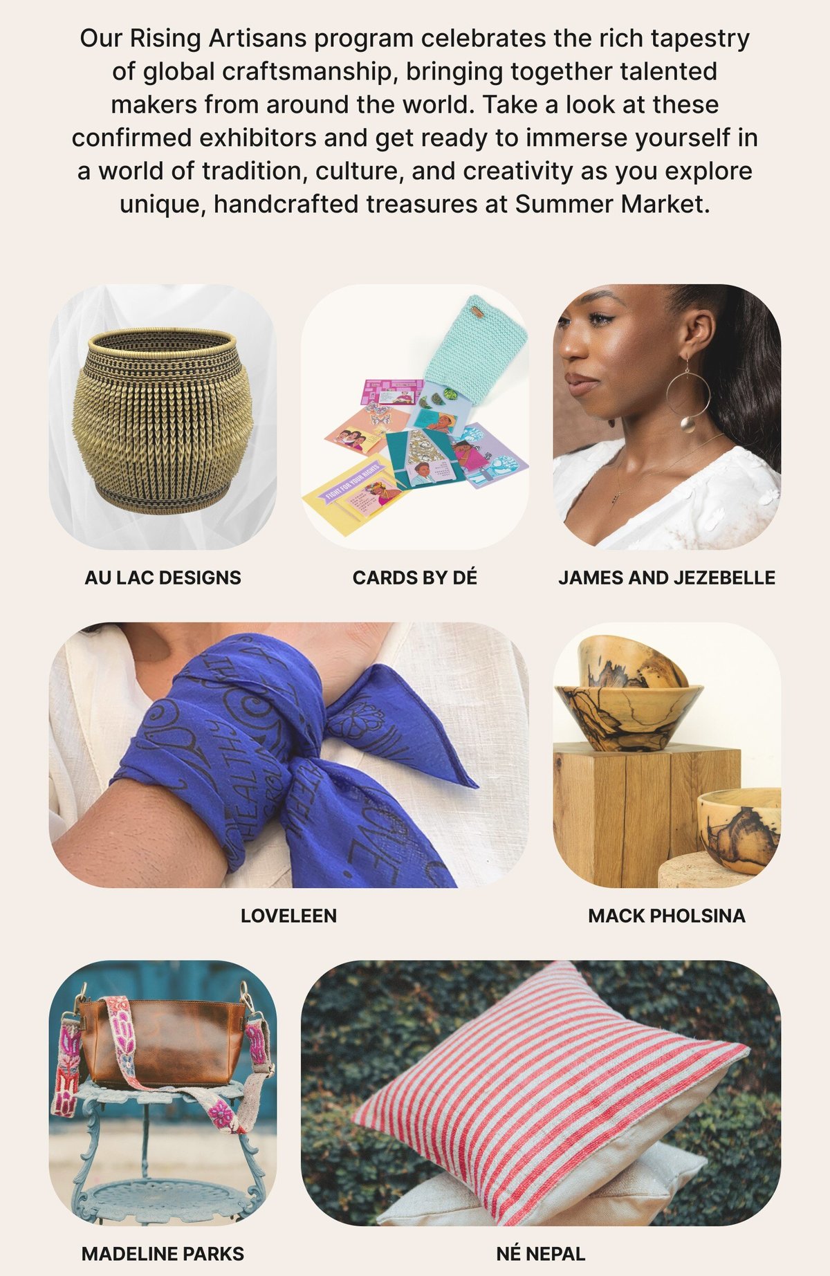 Market Spotlight: Rising Artisans