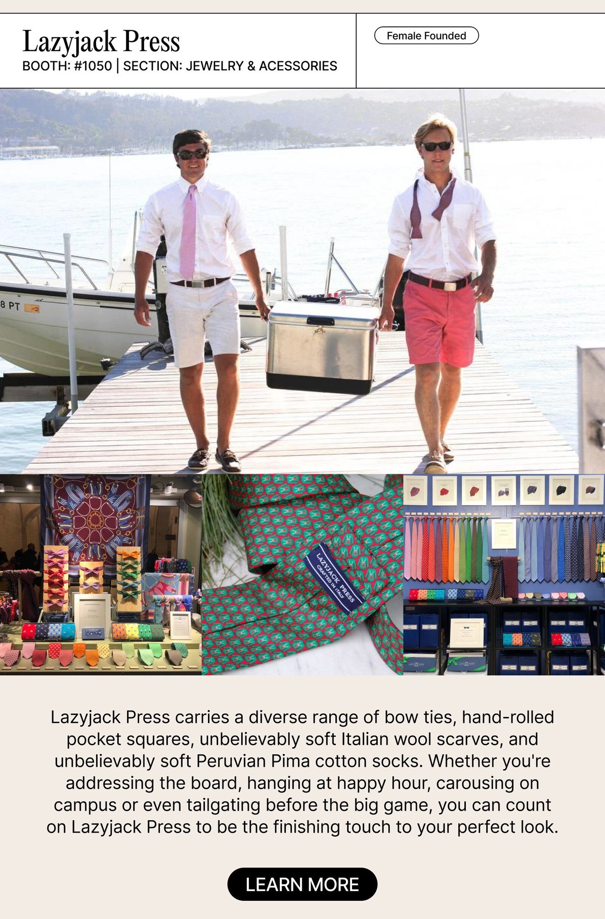 Lazyjack Press, a NY NOW exhibitor