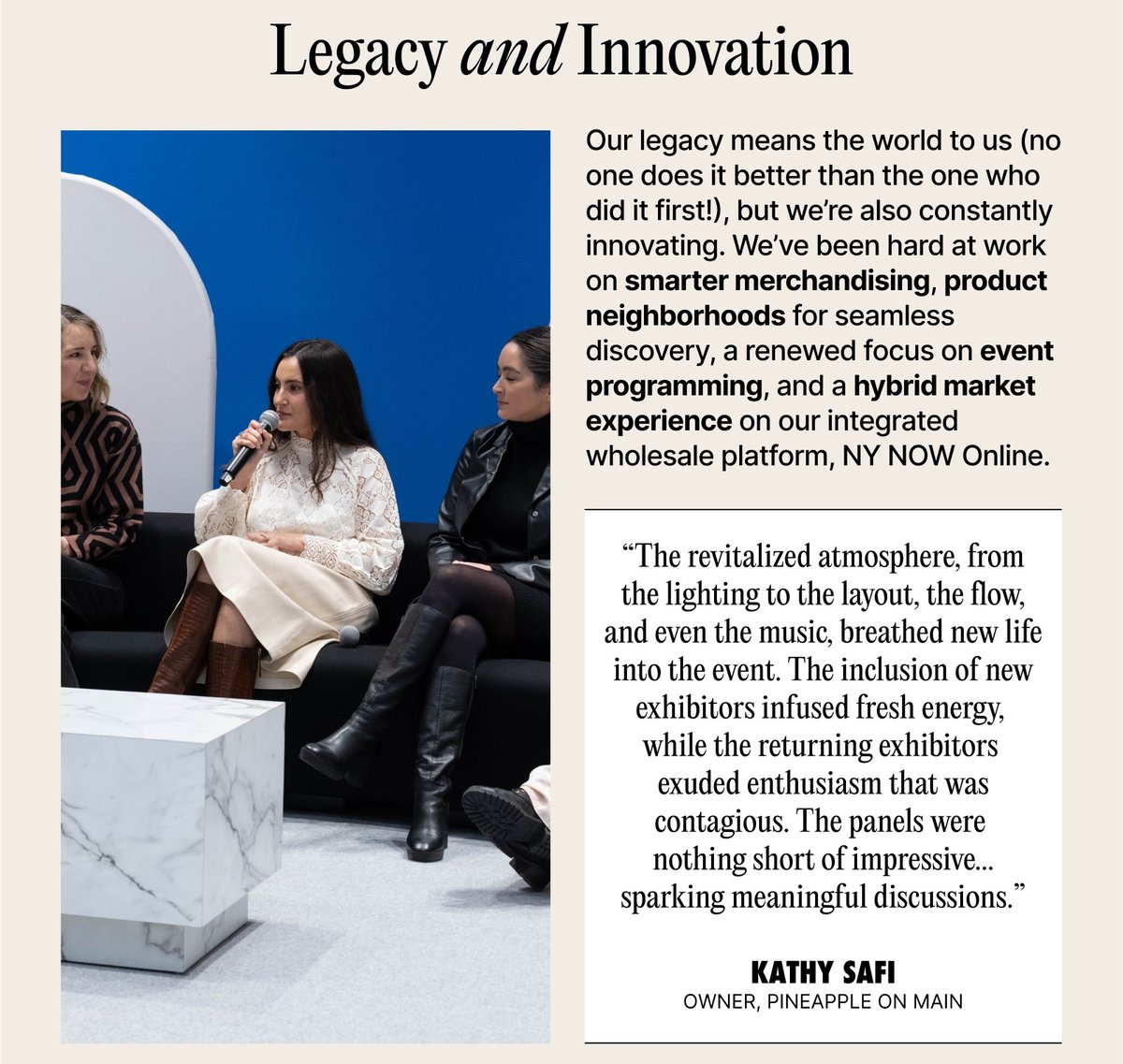 Legacy and Innovation