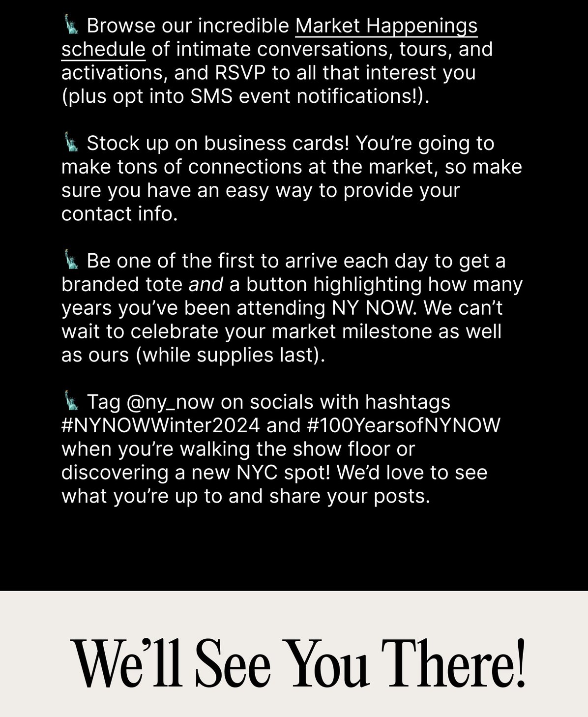 Browse market happenings