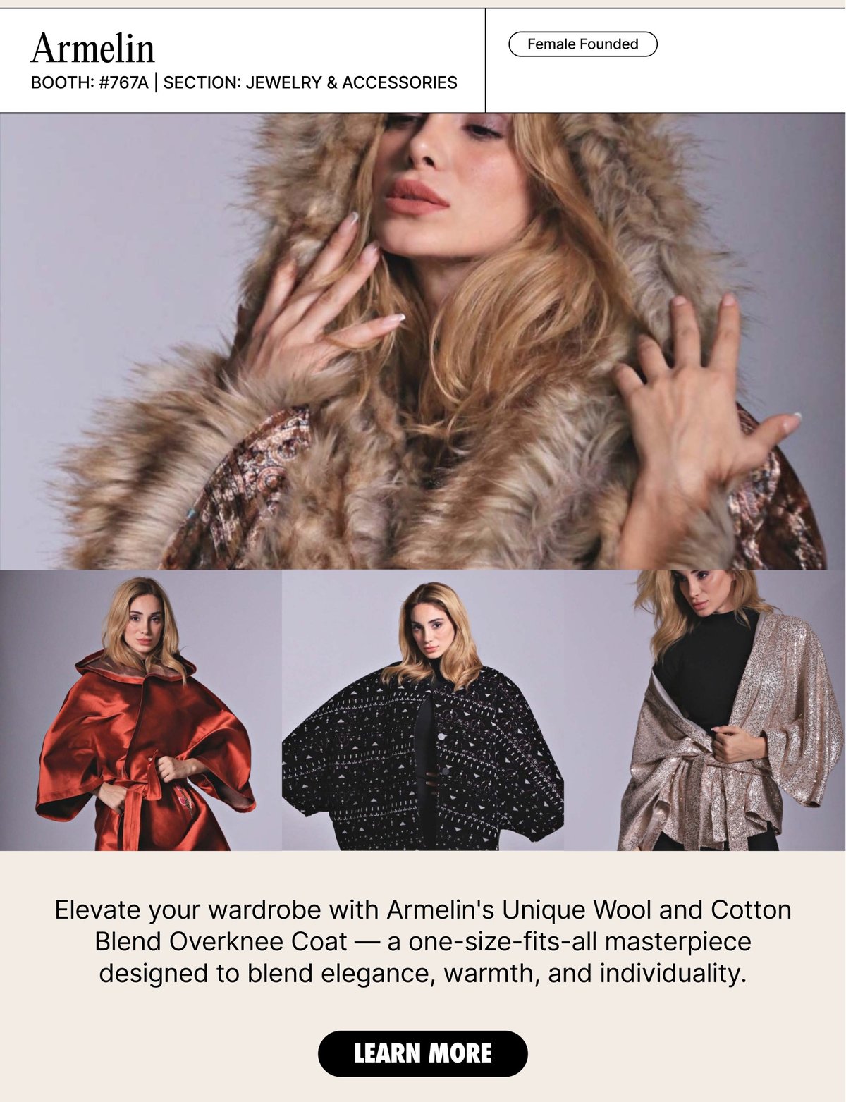 Armelin, a NY NOW exhibitor